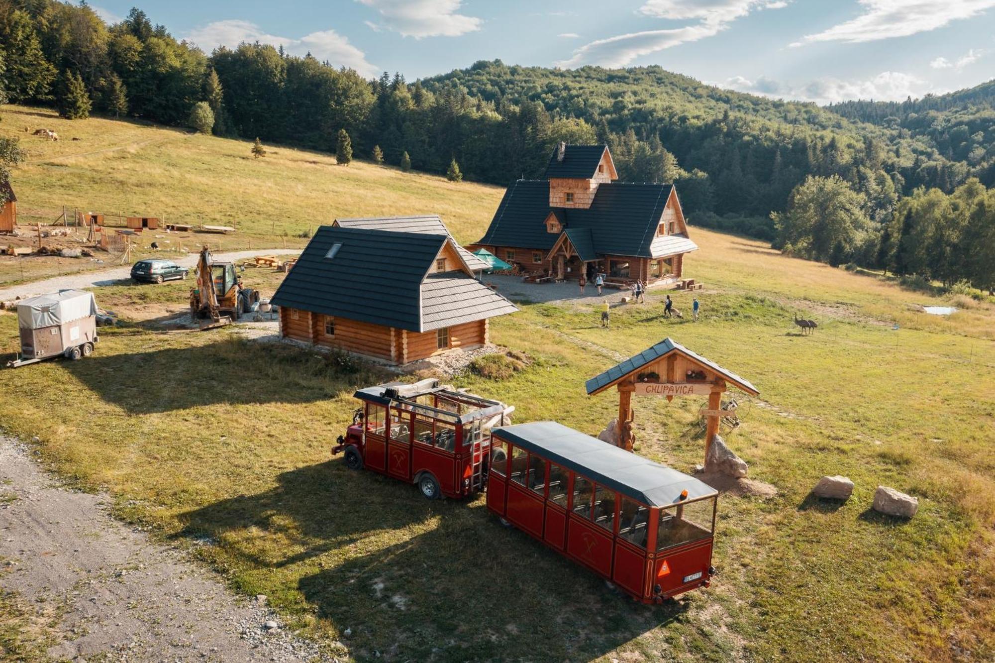 Вилла Gazdovsky Dvor - Sedlo Chlipavica Pohronska Polhora Экстерьер фото